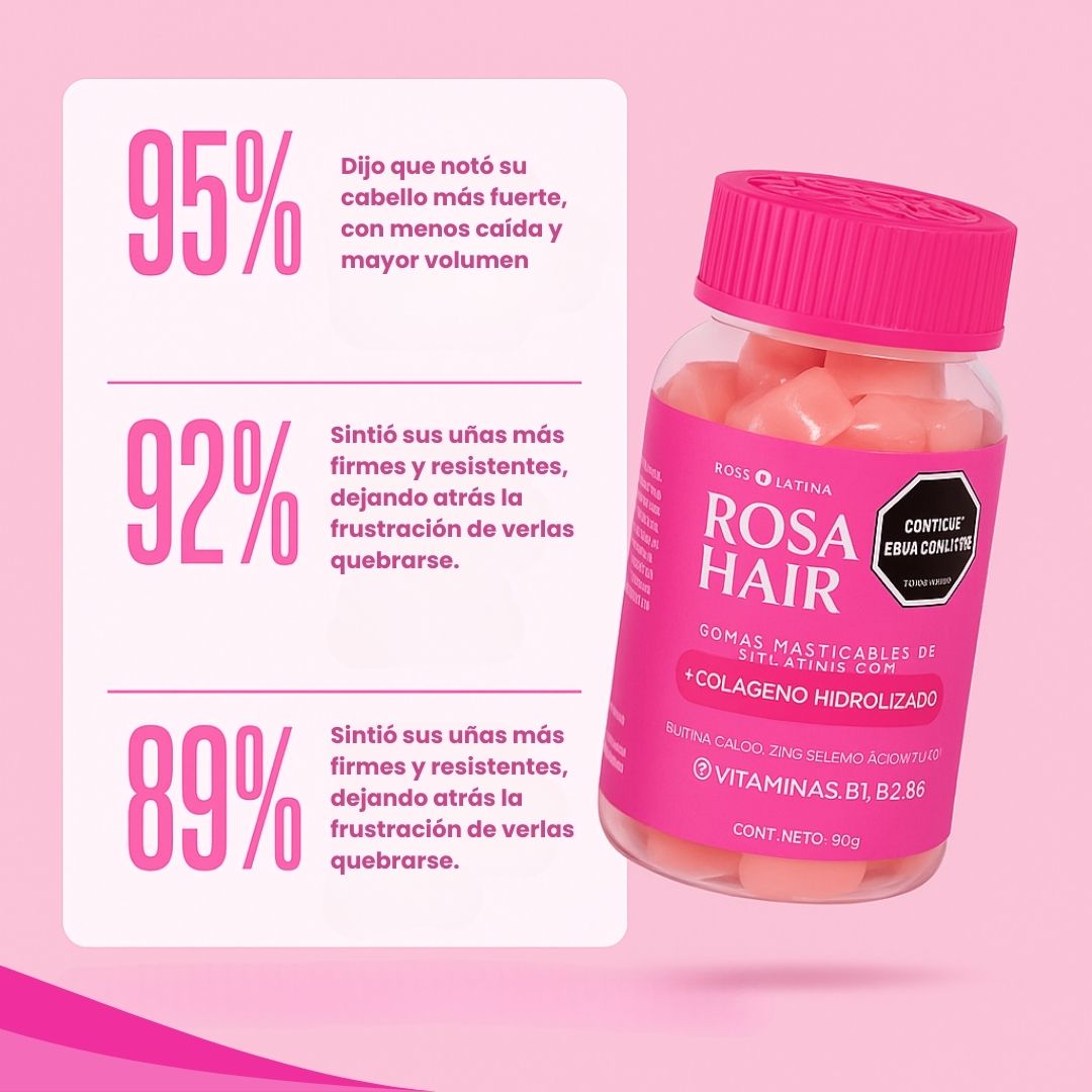 Gomitas Hair | Crecimiento de tu cabello, uñas fuertes y piel saludable