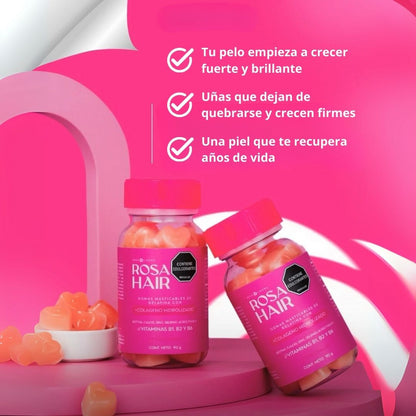 Gomitas Hair | Crecimiento de tu cabello, uñas fuertes y piel saludable