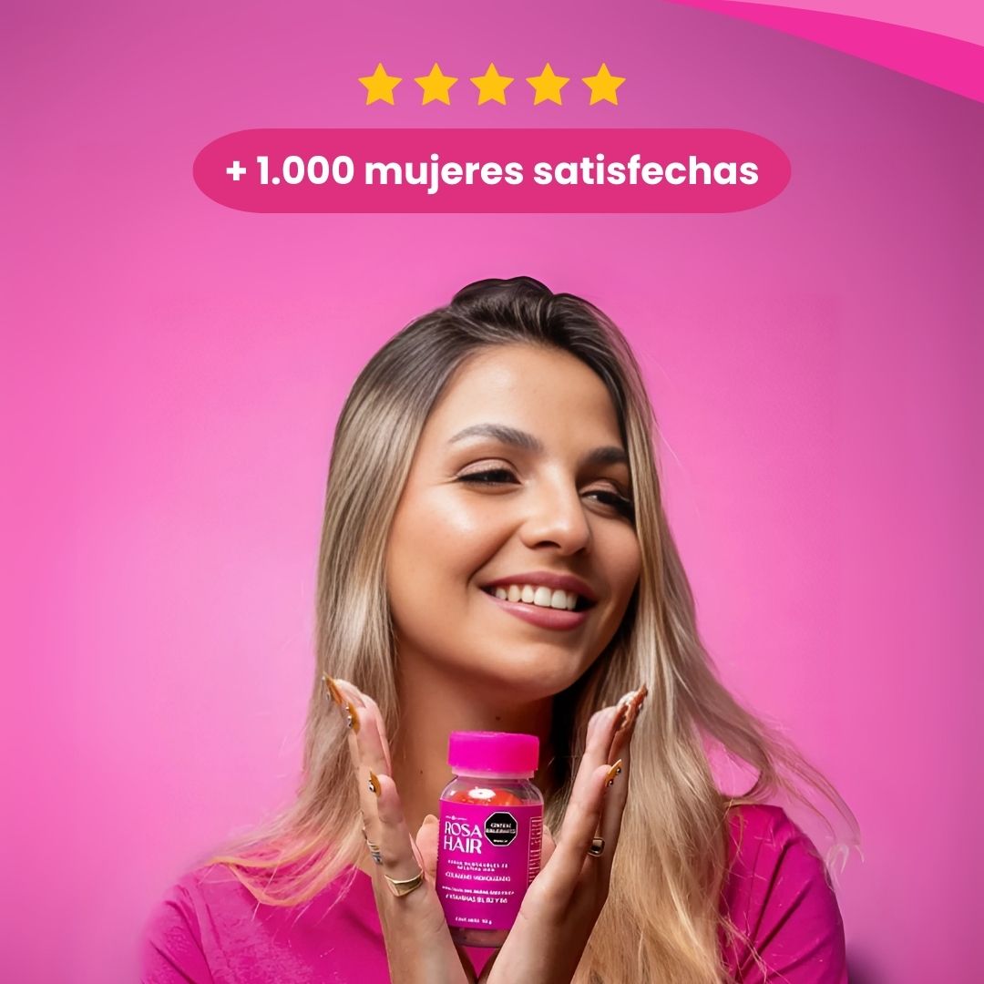 Gomitas Hair | Crecimiento de tu cabello, uñas fuertes y piel saludable